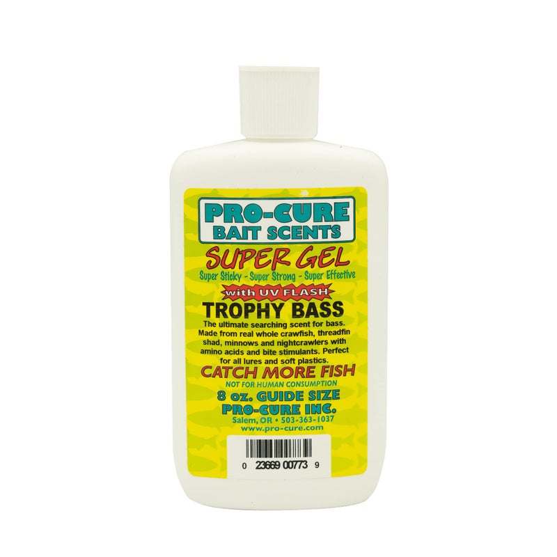 PROcure Pro-Cure Trophy Bass Super Gel, 8 Ounce - Image 1